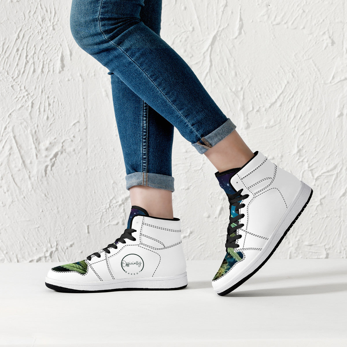 Astro Leaf Sneakers - White