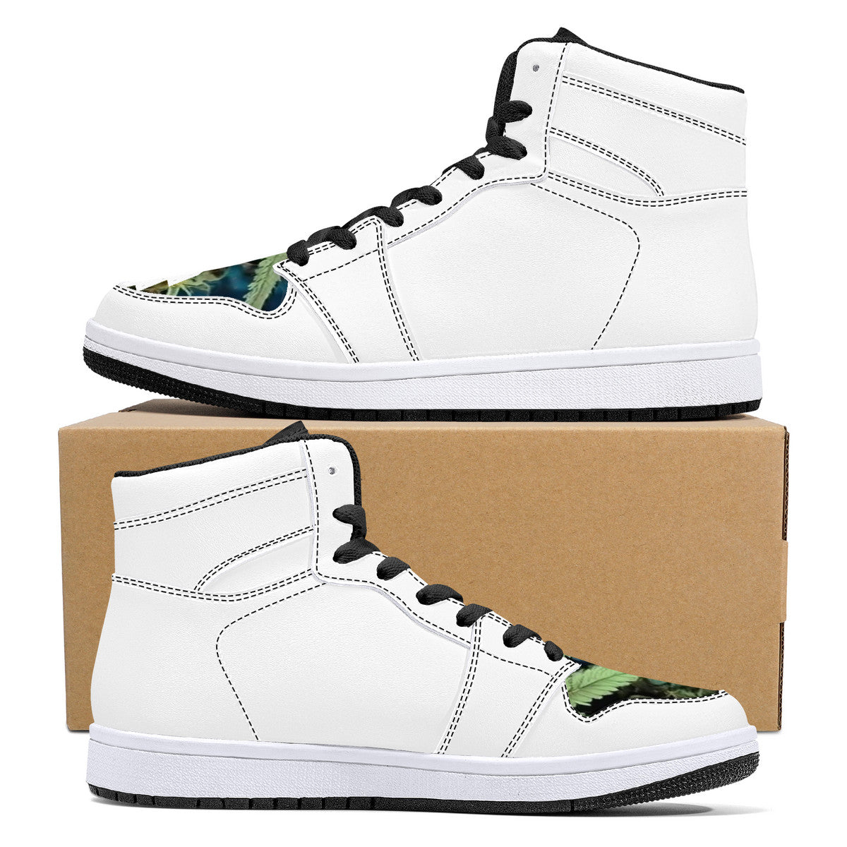 Astro Leaf Sneakers - White