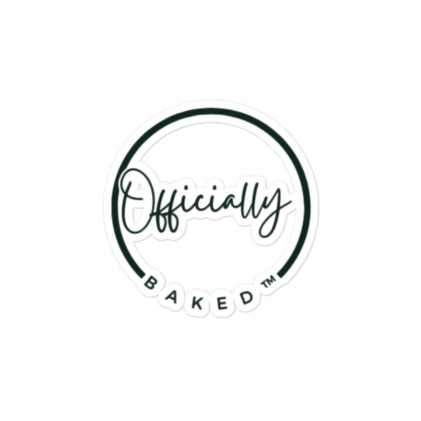 Logo Stickers - 8163790_10165 - Officially Baked