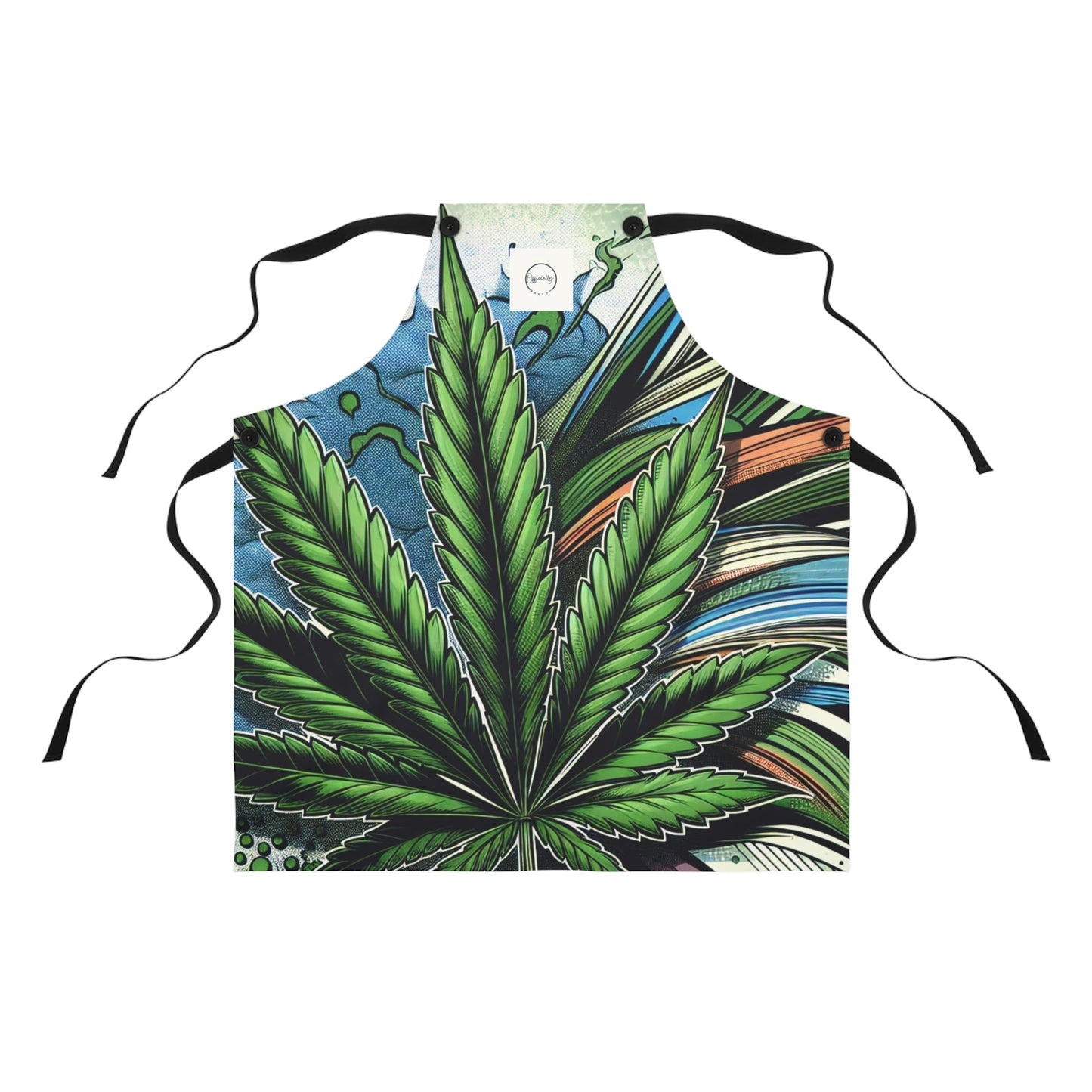 Summer Leaf Apron - 77465483008966746865 - Officially Baked