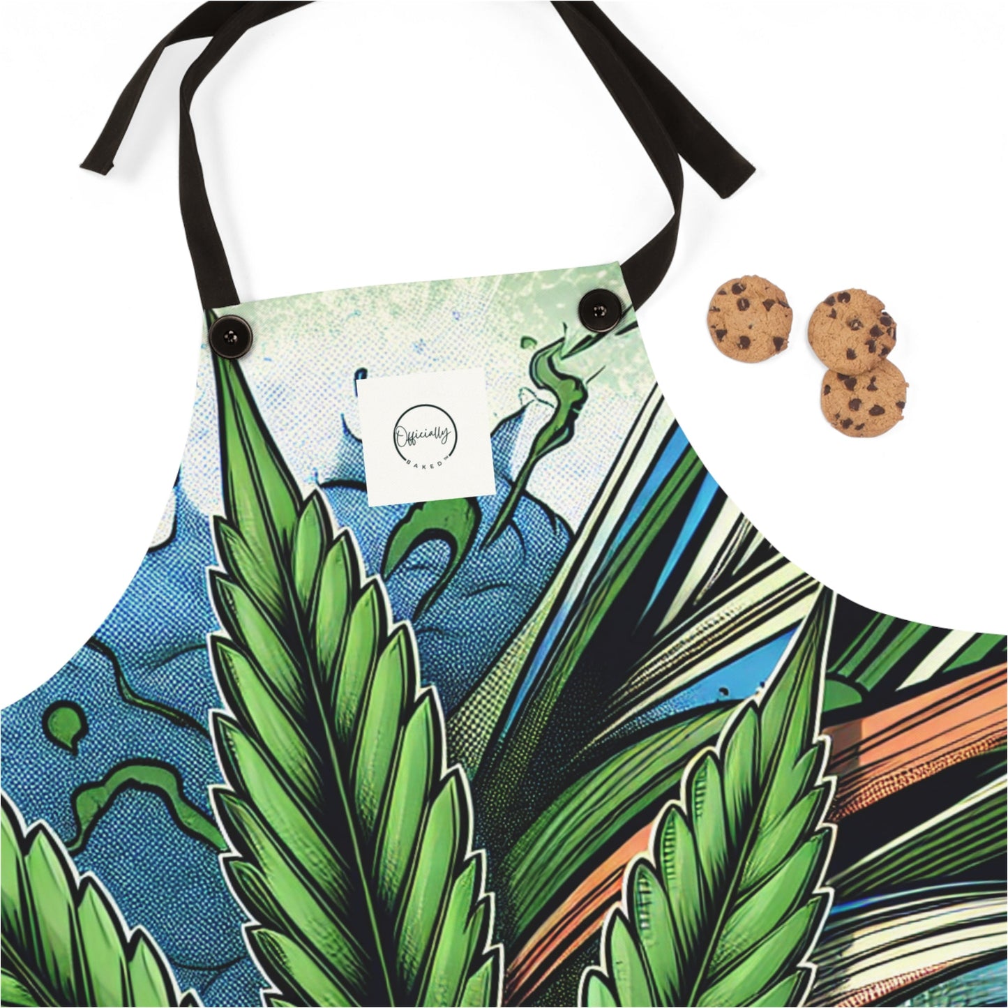 Summer Leaf Apron - 77465483008966746865 - Officially Baked