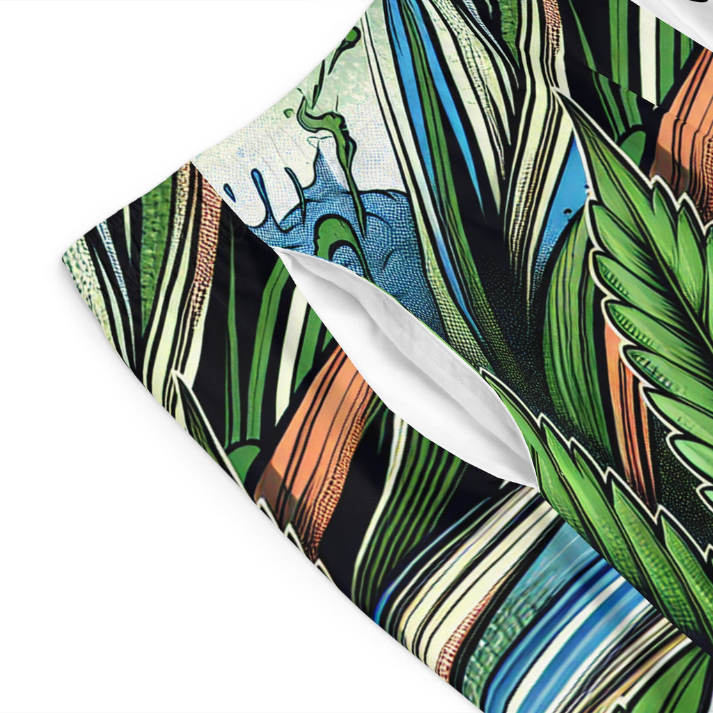 Summer Leaf Mens Shorts - 19028212412500668758 - Officially Baked