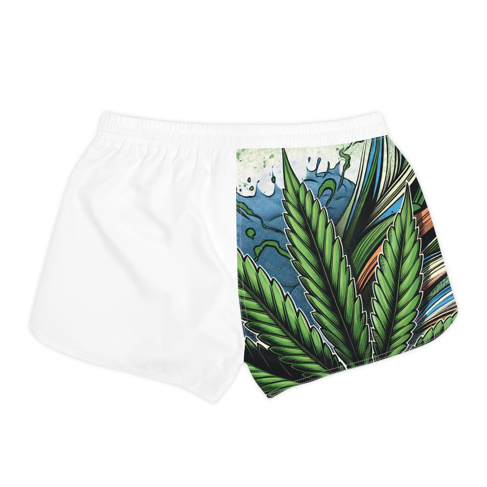 Summer Leaf Shorts Woman - 12015985932657606705 - Officially Baked