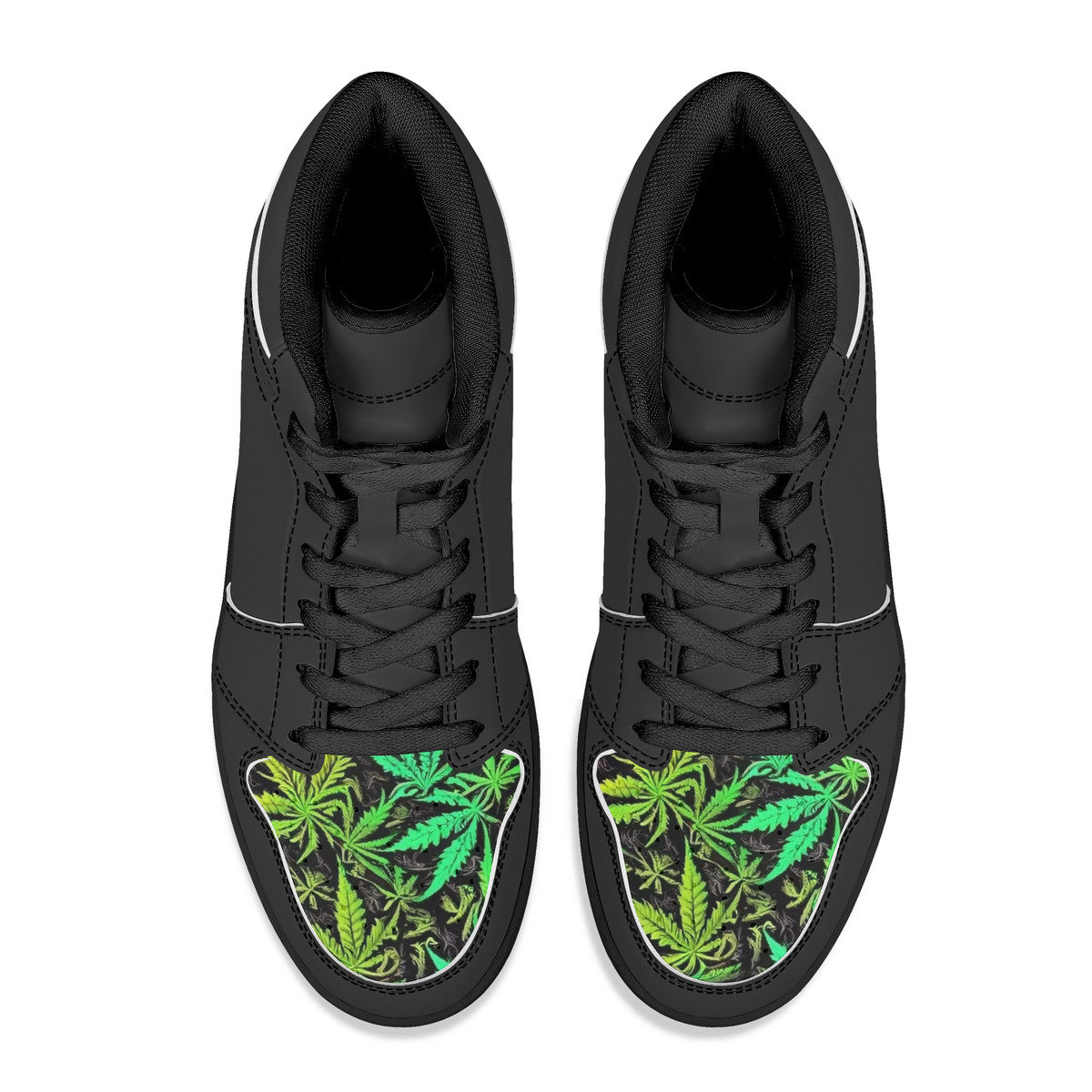 Winter Leaf Sneakers - Black